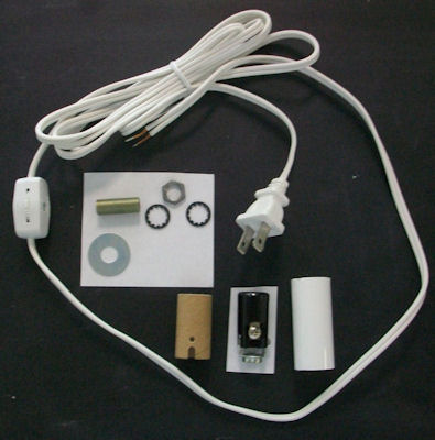 MINI-LAMP KIT WHITE CORD